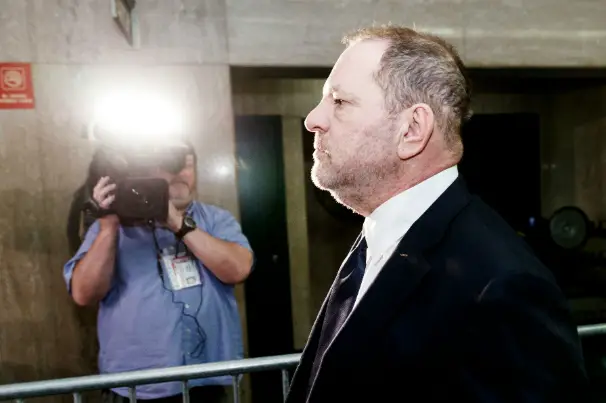 Harvey Weinstein in court last month